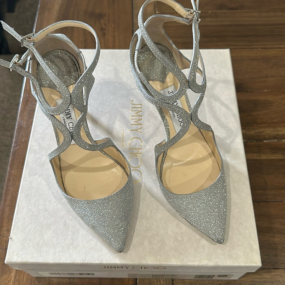 Jimmy Choo LANCER--SILVER
